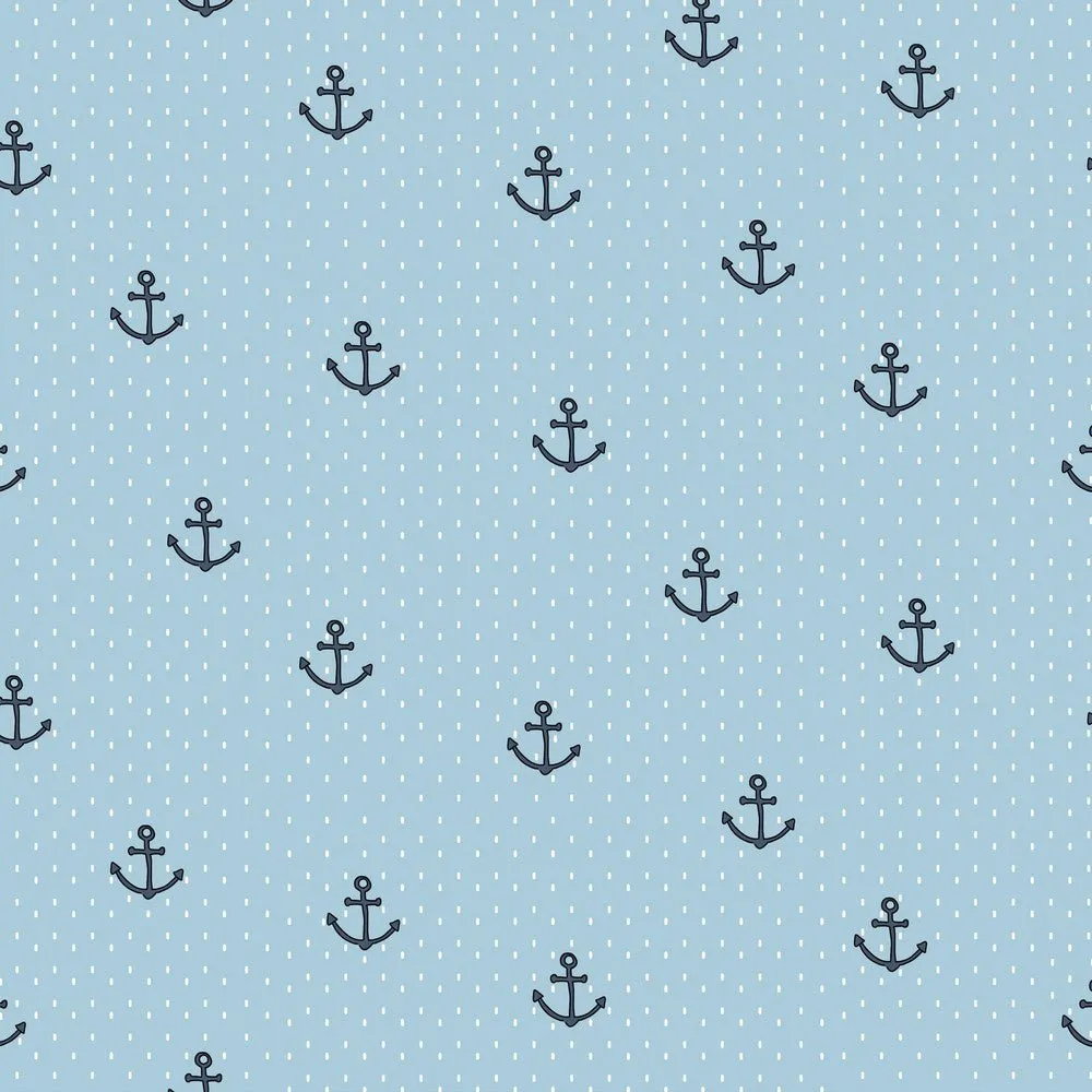 100% Cotton Print - Anchor
