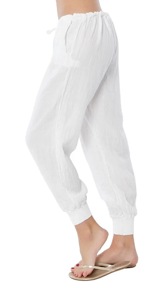 9Seed Fire Island Surf Pants White