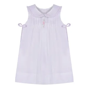 Abbie Embroidered White Dress