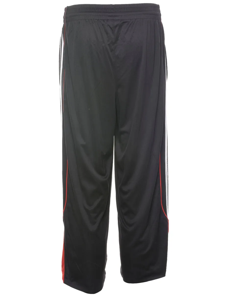 Adidas Black & White Track Pants - W33 L23