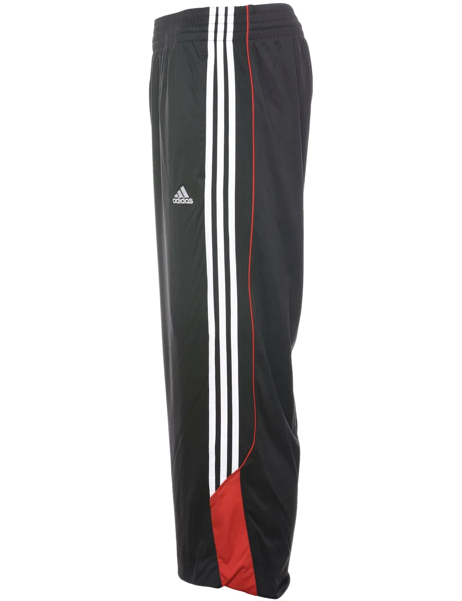 Adidas Black & White Track Pants - W33 L23