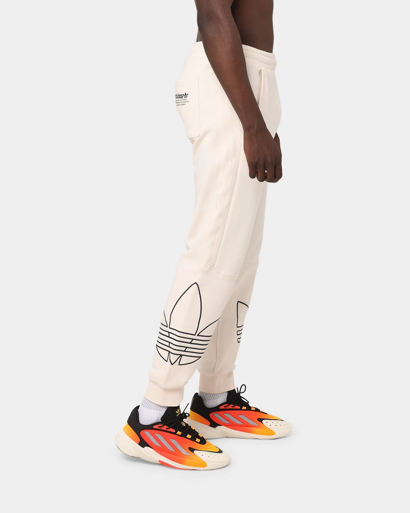 Adidas Tricolour Sweat Pants Wonder White