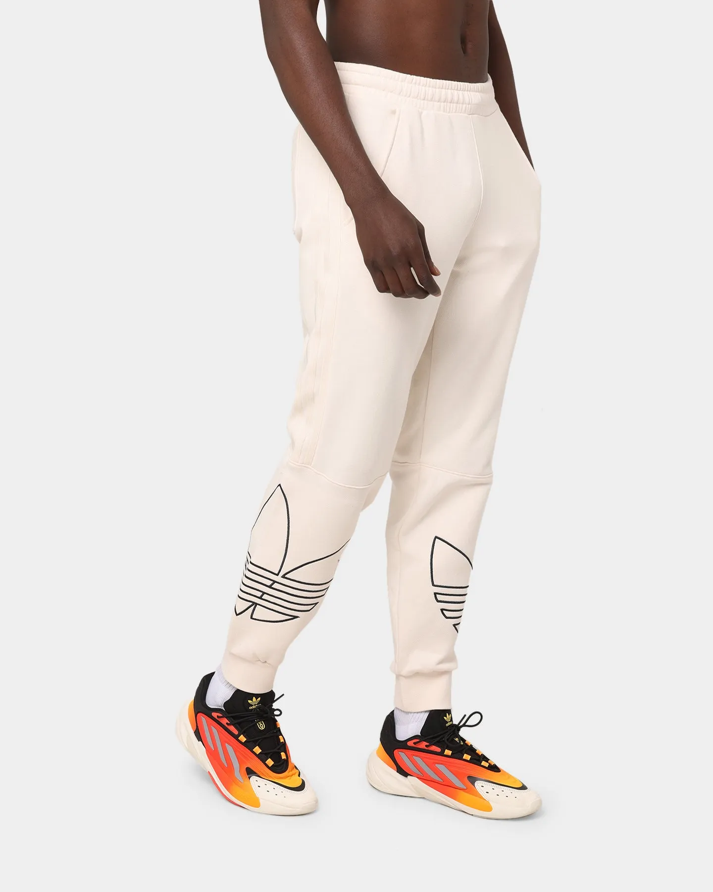 Adidas Tricolour Sweat Pants Wonder White