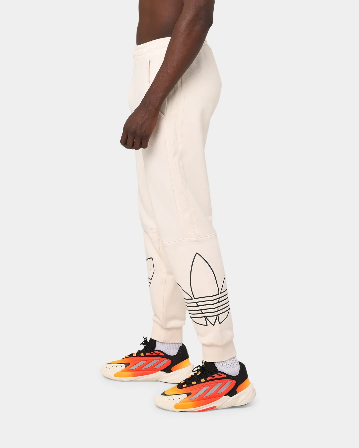 Adidas Tricolour Sweat Pants Wonder White