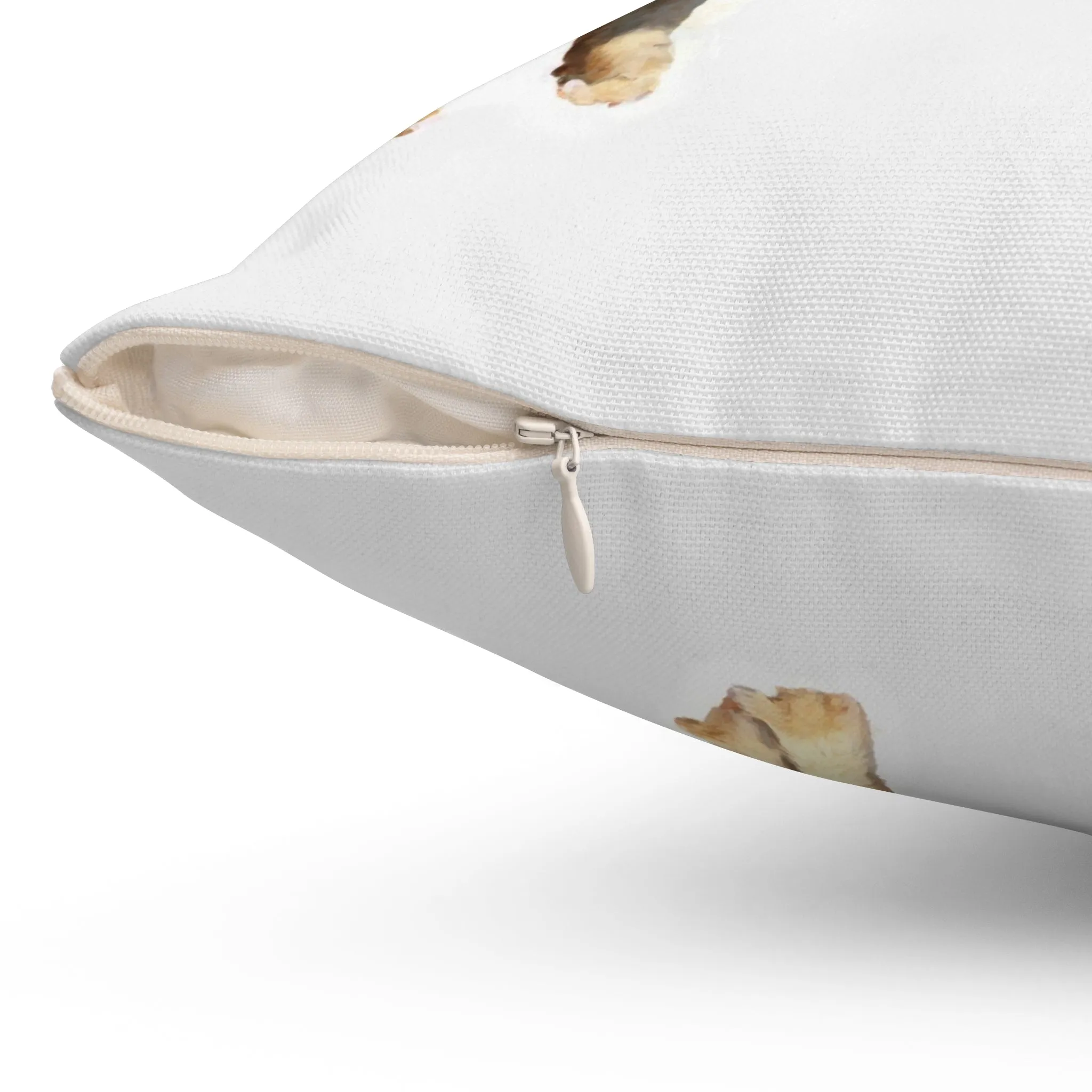Akita Spun Polyester Throw Pillow
