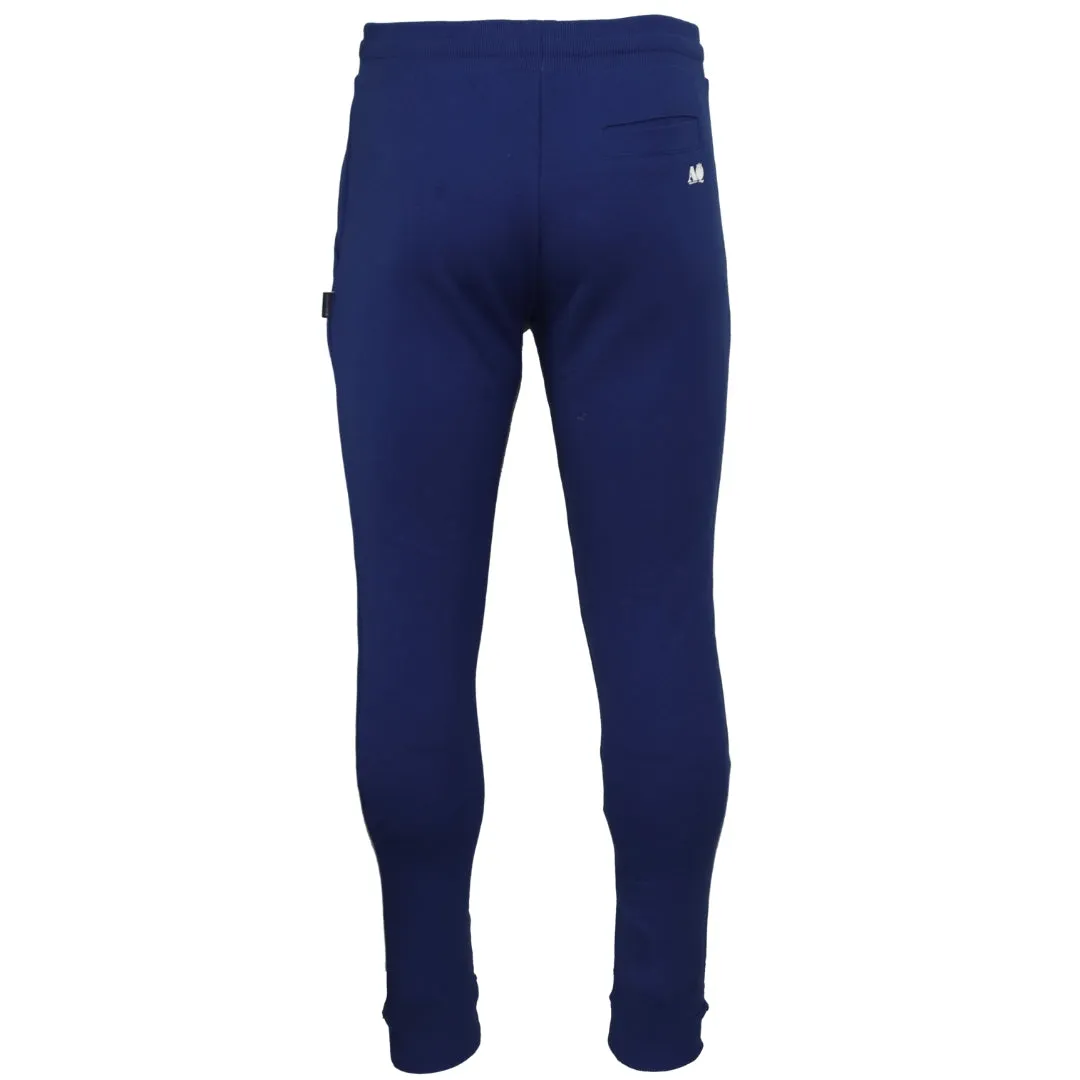 Aquascutum Navy Blue Logo Sweat Pants