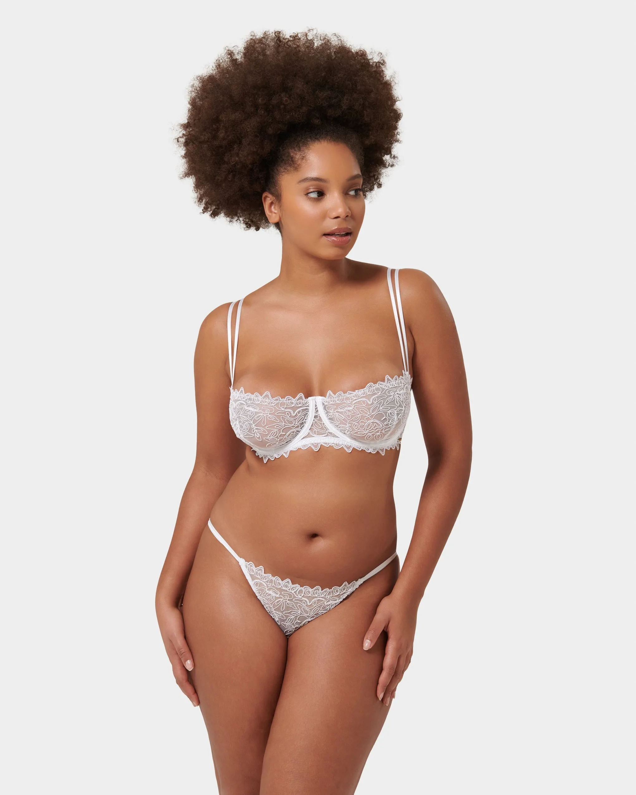 Audrey Wired Bra White