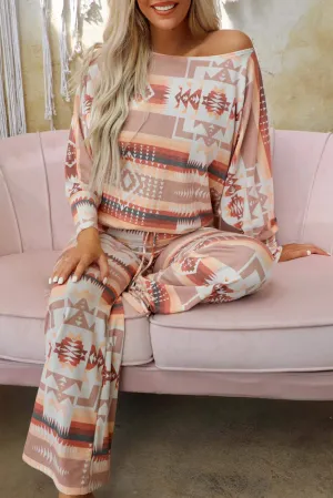 Aztec Pullover and Pants Lounge Outfit