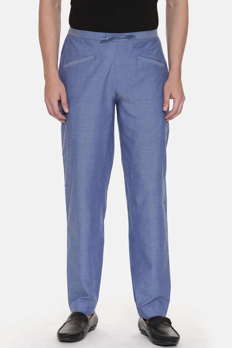 Blue Drawstring Pants