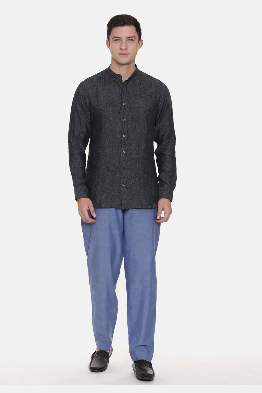Blue Drawstring Pants