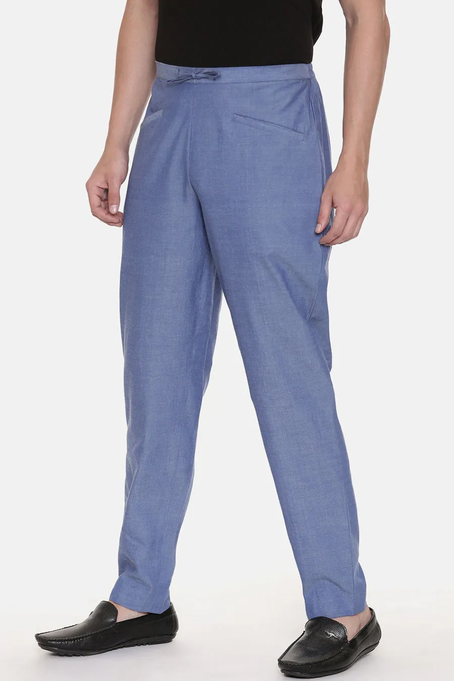 Blue Drawstring Pants