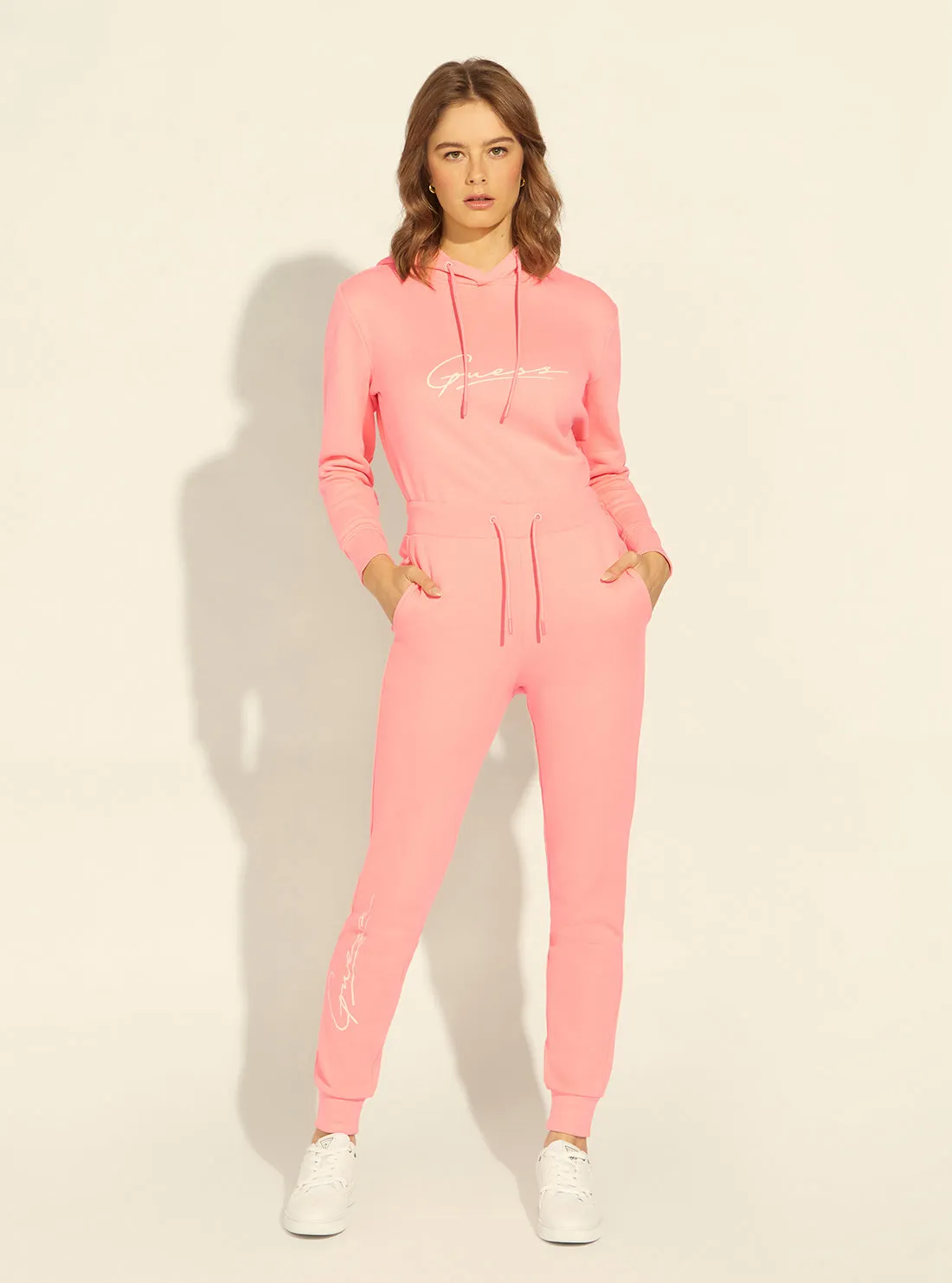 Blush Pink Dottie Jogger Pants