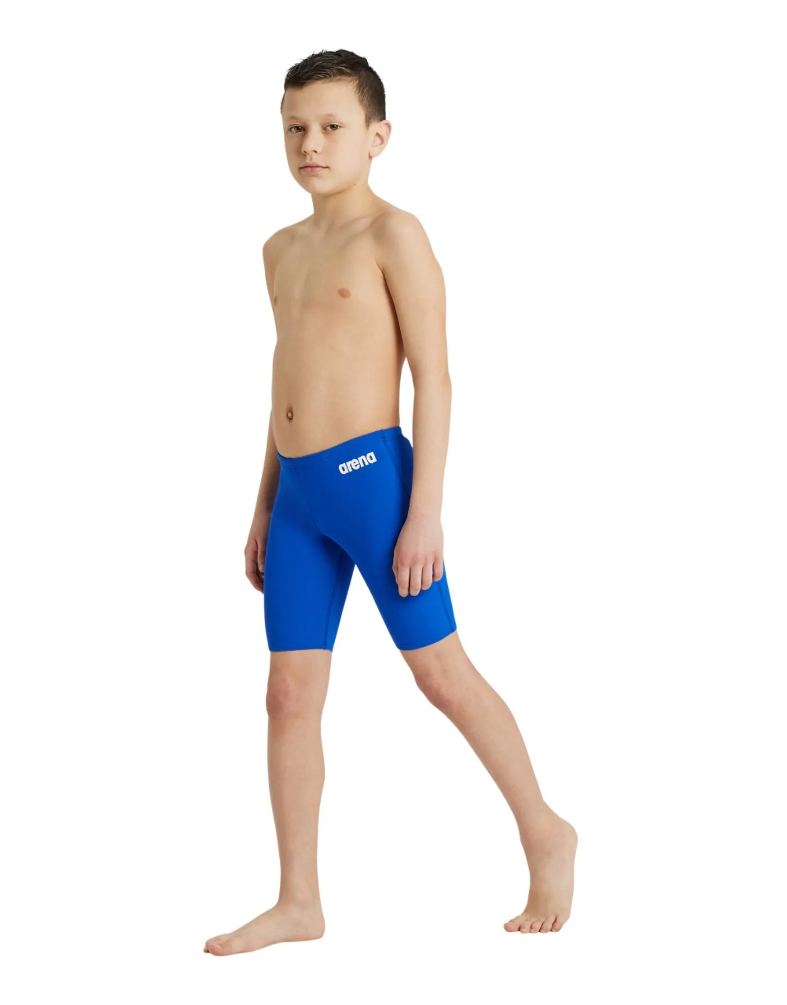 Boys Team Solid Swim Jammer - Royal/White