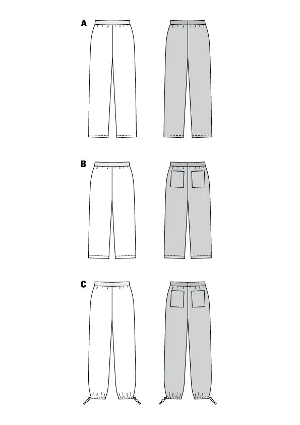 Burda 6085 Misses' Skirt/Pants