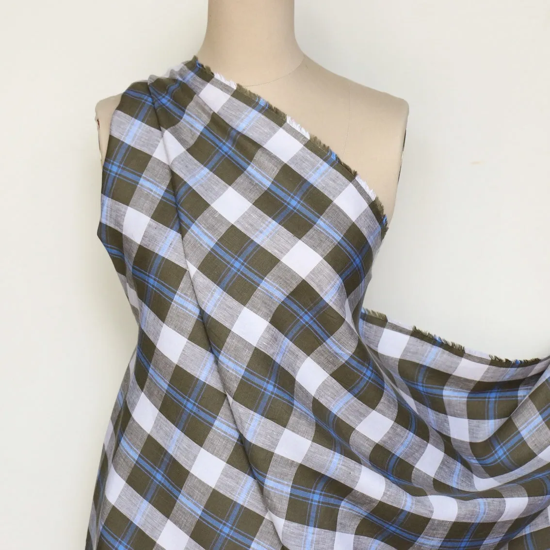 Carlotta Plaid Yarn Dyed Linen