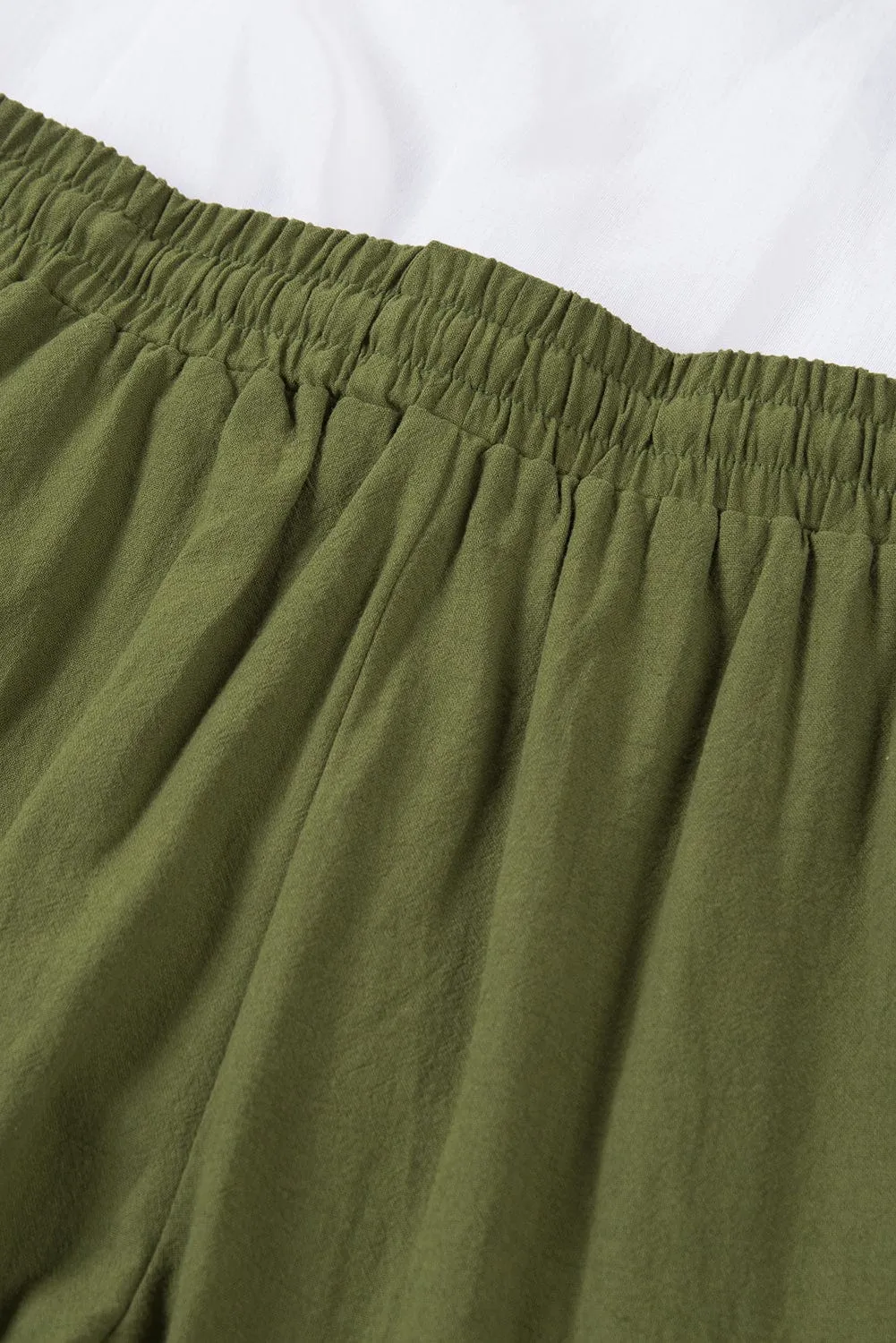 Casual Loose Fit Linen Pants