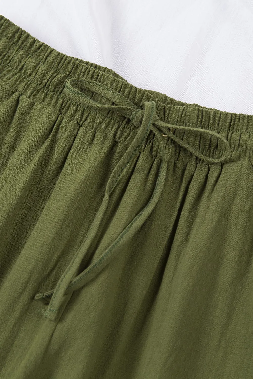 Casual Loose Fit Linen Pants