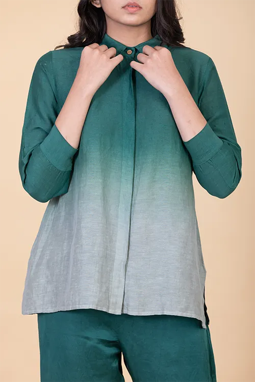 Chambray & Co.'S Aeva Vegan Silk Coord Set