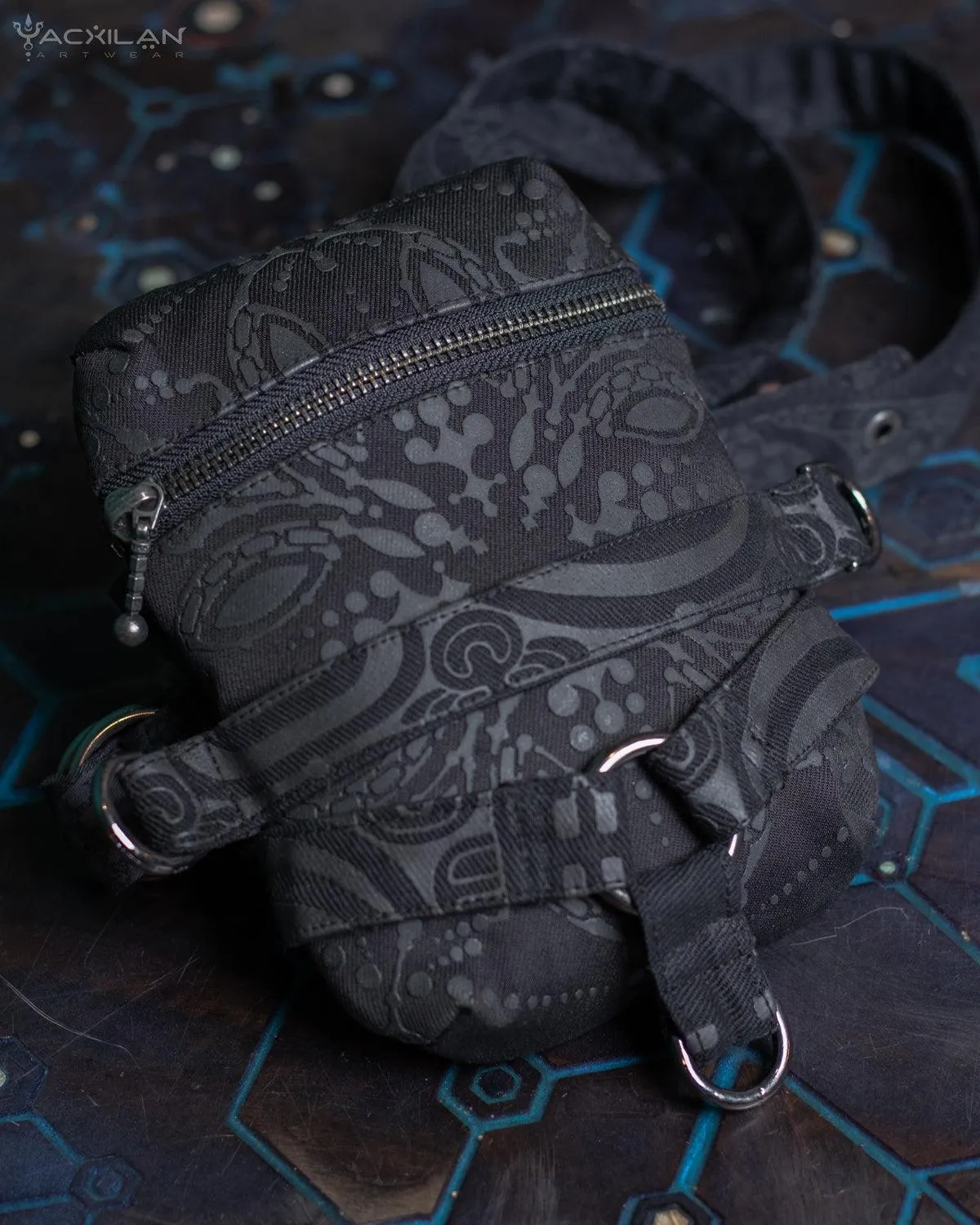 Chotta Bag / Cotton Printed - BLACK UFO