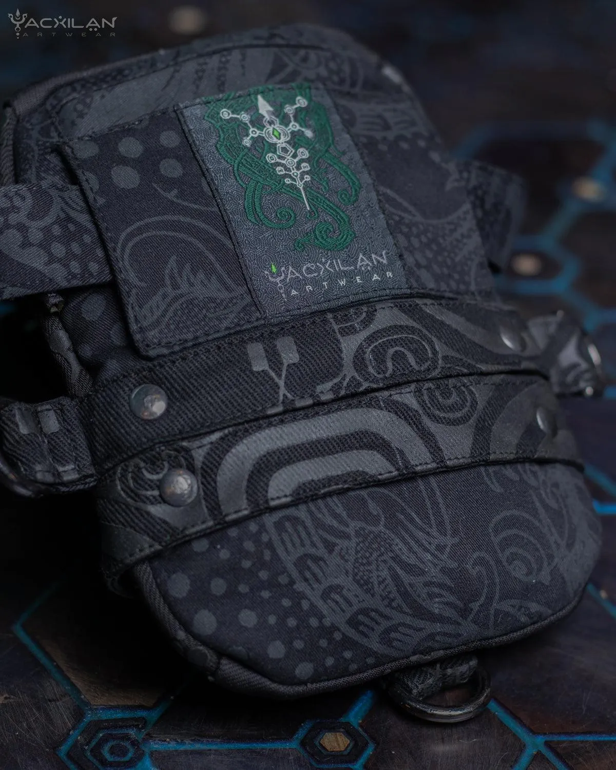 Chotta Bag / Cotton Printed - BLACK UFO
