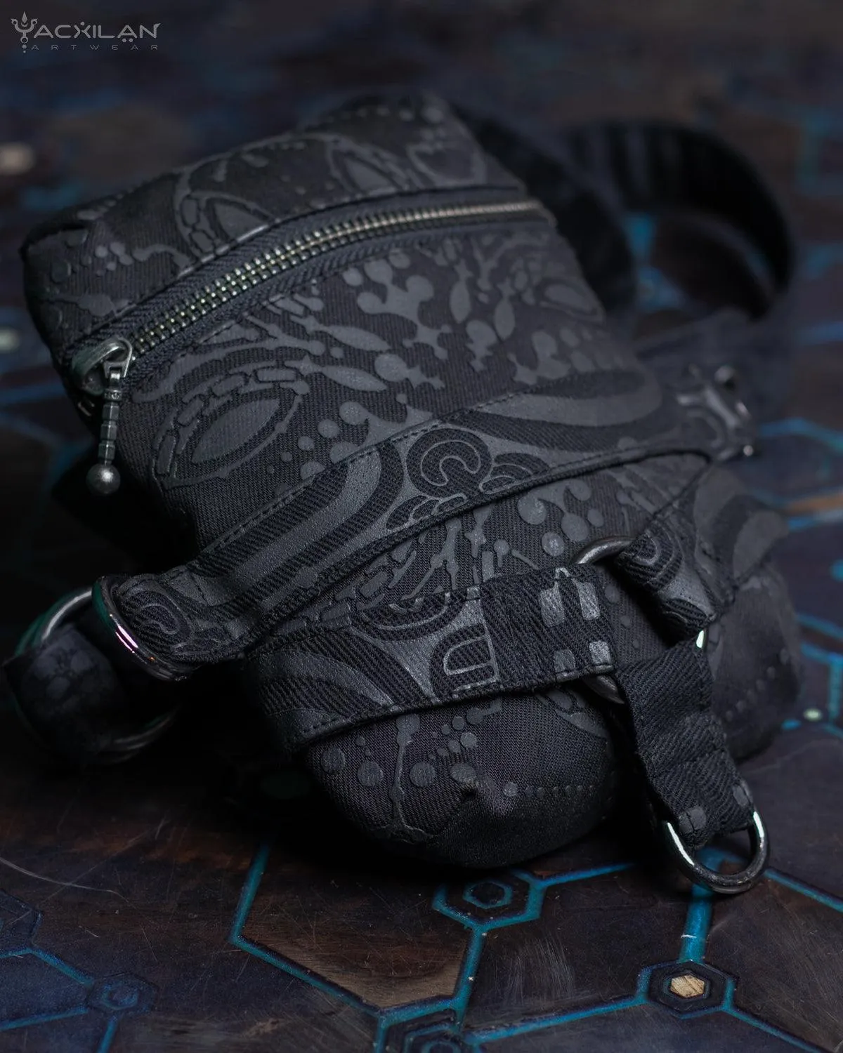 Chotta Bag / Cotton Printed - BLACK UFO