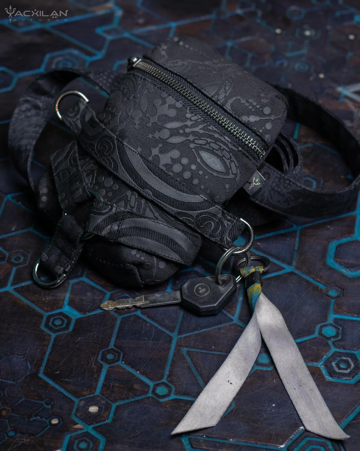 Chotta Bag / Cotton Printed - BLACK UFO