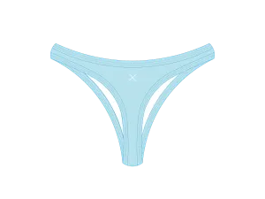 Cloudy Blue Sporty Bottoms