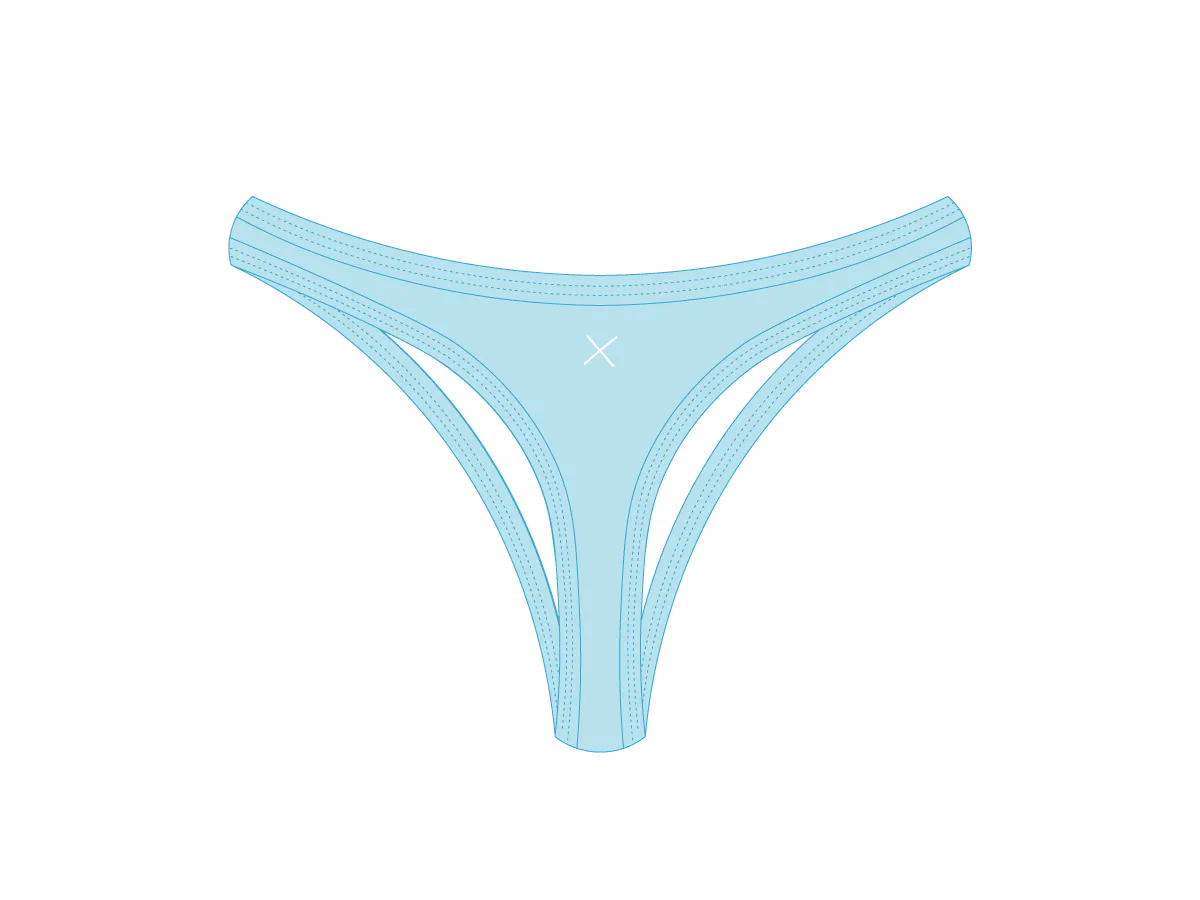 Cloudy Blue Sporty Bottoms