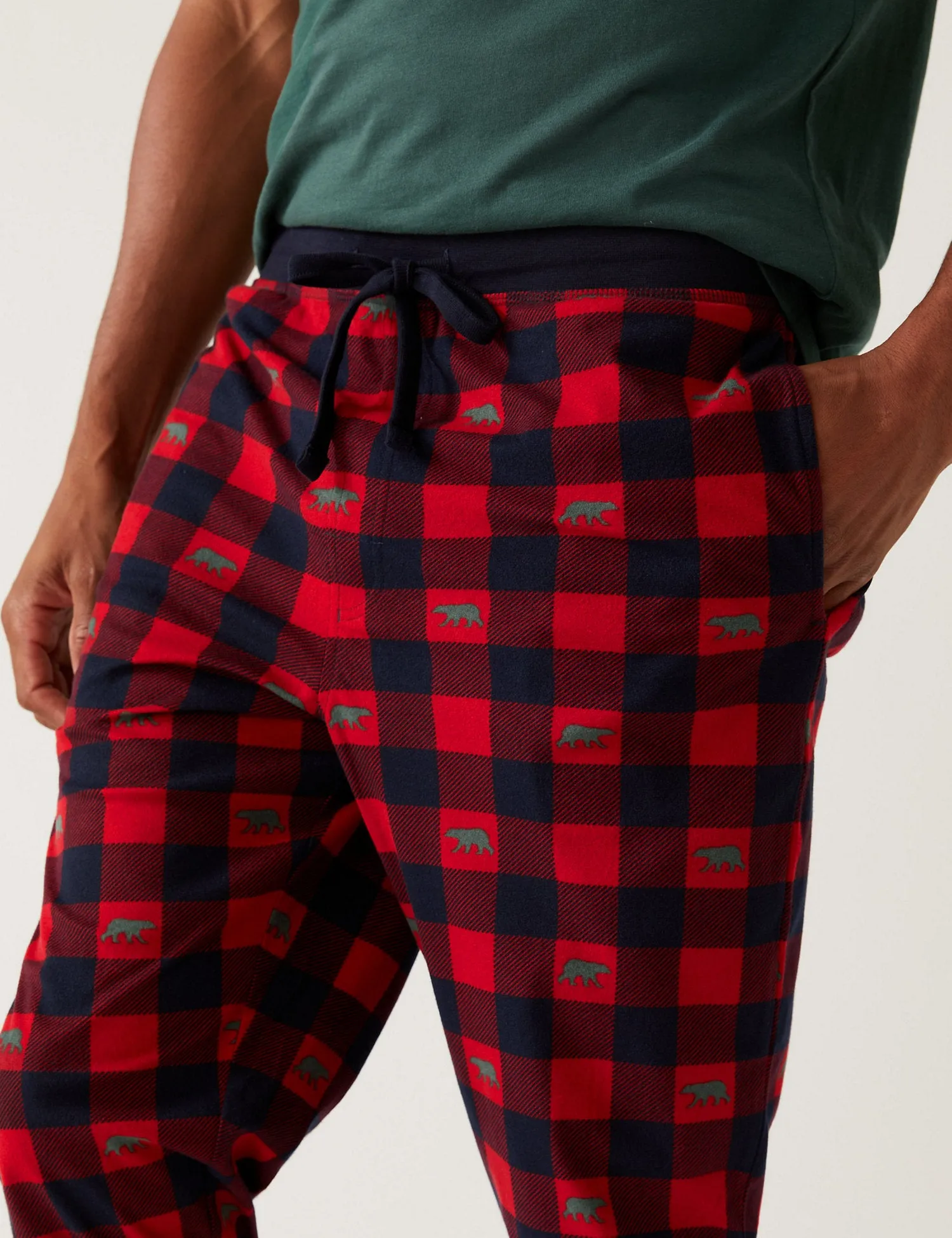 Cotton Blend Supersoft Checked Pyjama Set