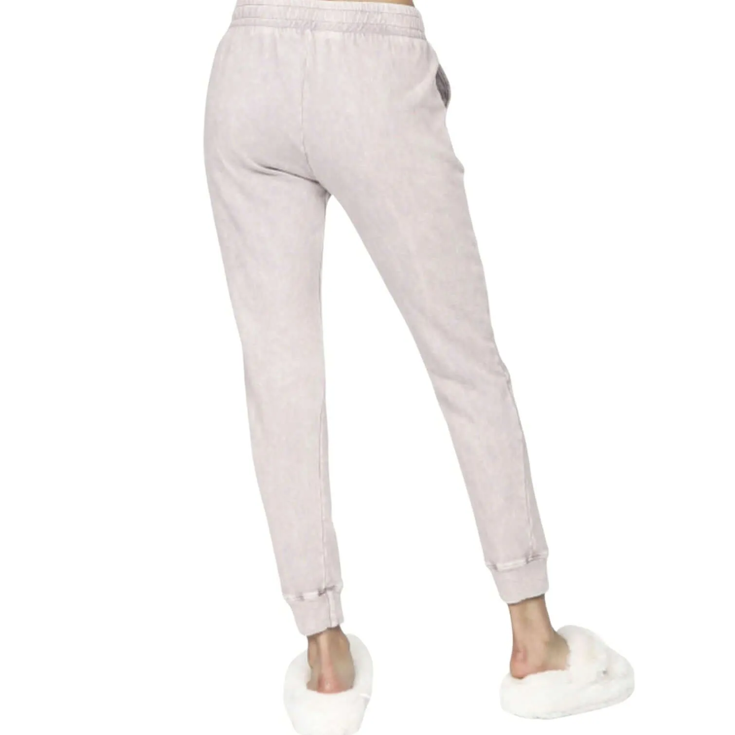 Cotton Mineral Washed Joggers Made in USA - Clearance Final Sale