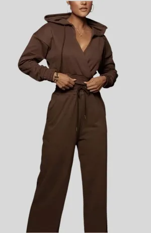 Cropped Hoodie Sweatsuit