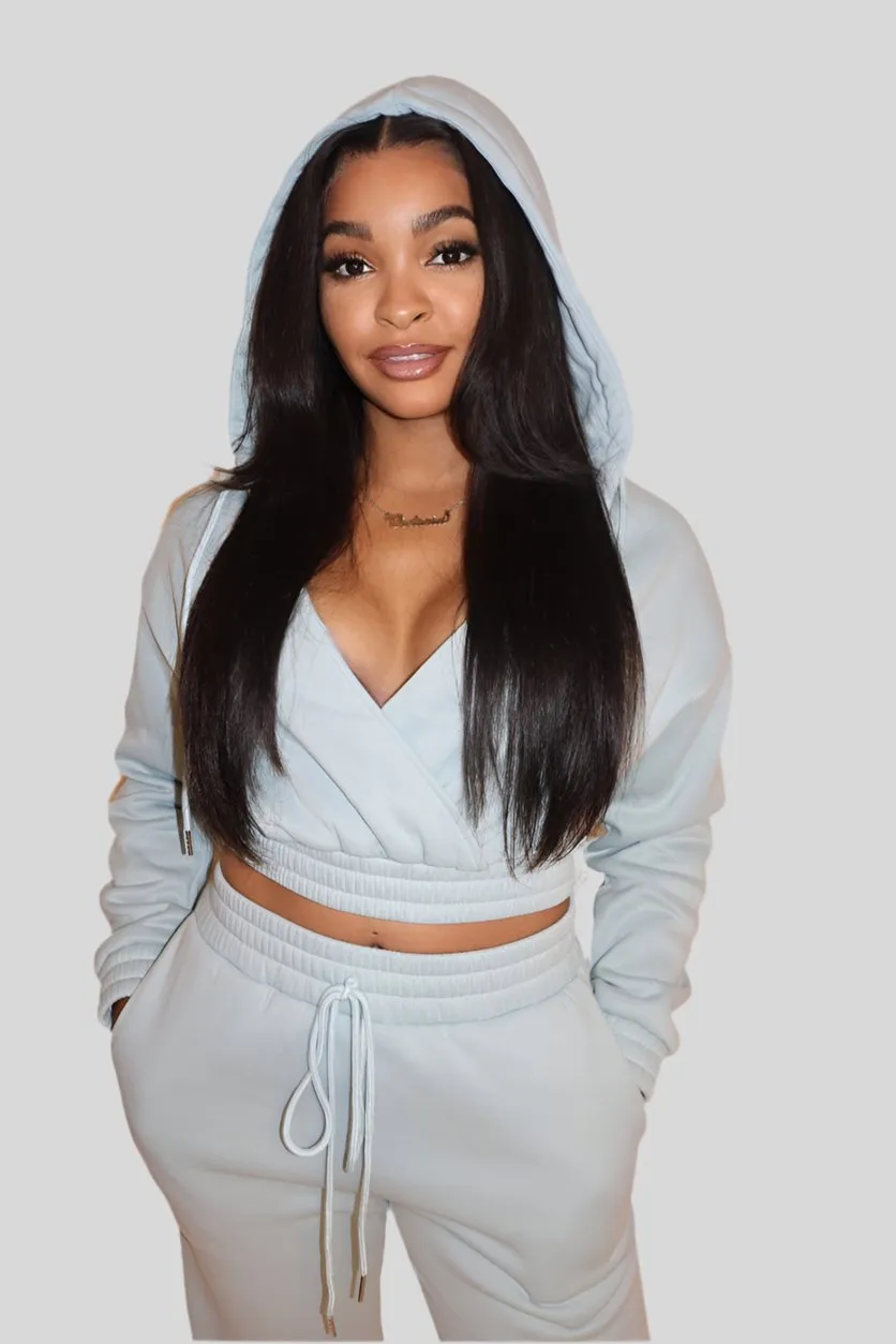 Cropped Hoodie Sweatsuit
