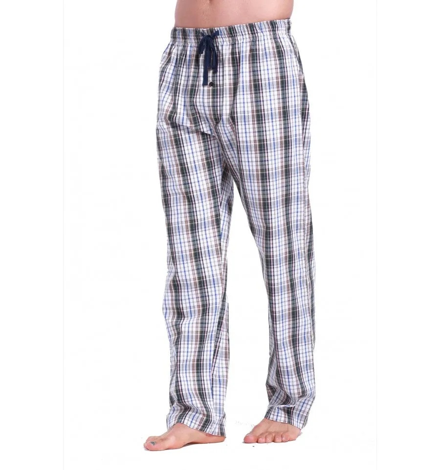CYZ Men's 100% Cotton Poplin Pajama Lounge Sleep Pants