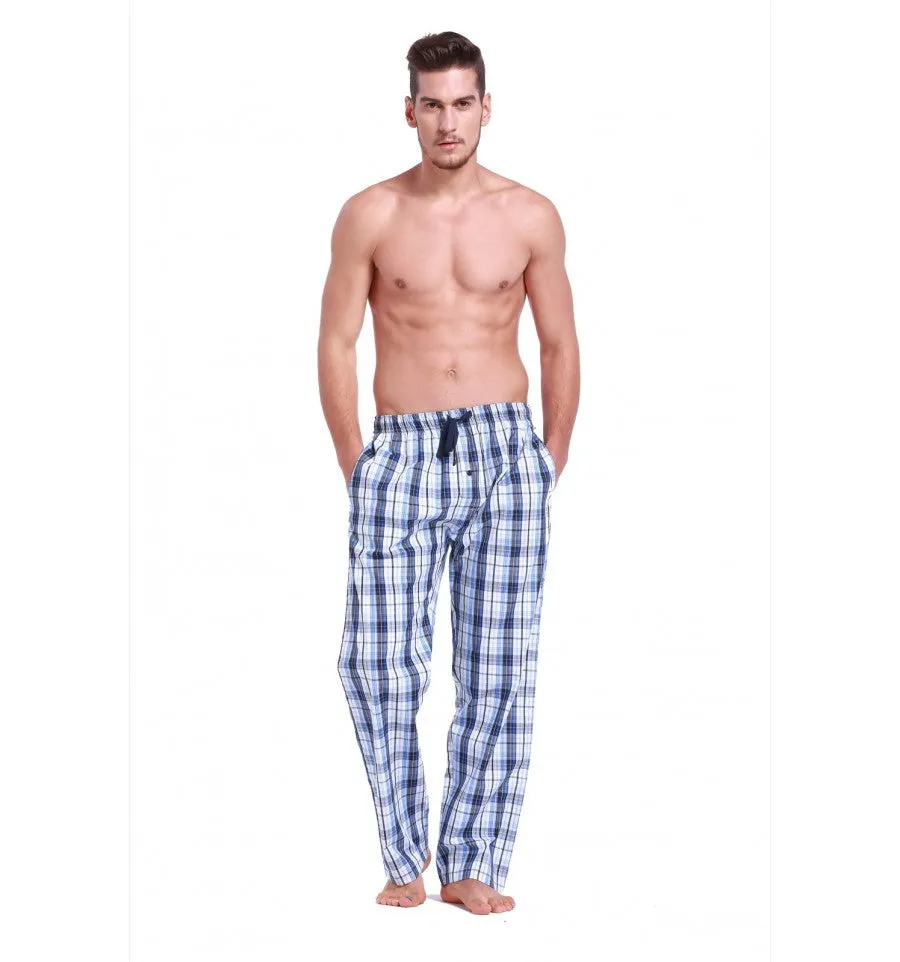 CYZ Men's 100% Cotton Poplin Pajama Lounge Sleep Pants