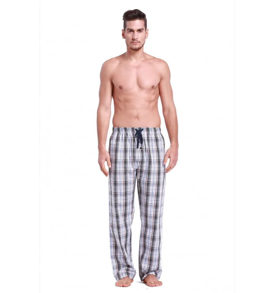 CYZ Men's 100% Cotton Poplin Pajama Lounge Sleep Pants