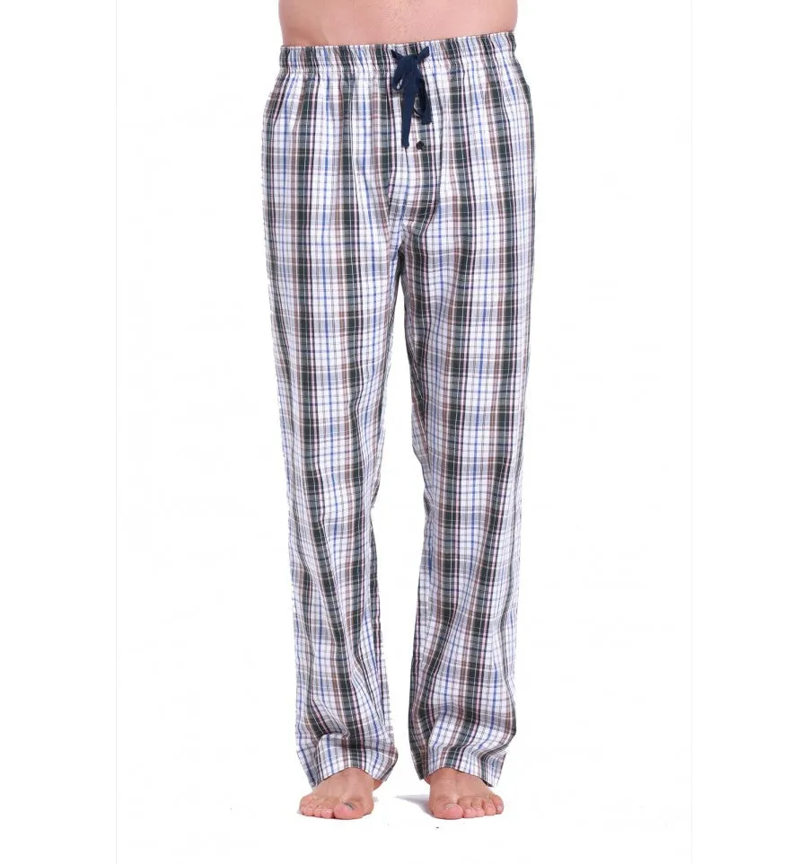 CYZ Men's 100% Cotton Poplin Pajama Lounge Sleep Pants