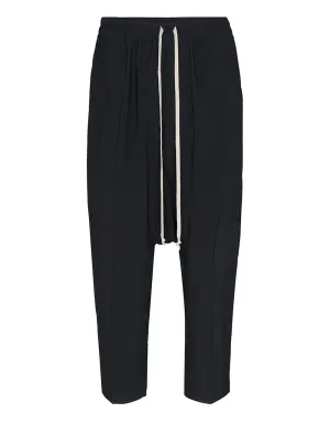 Drawstring Cropped Cady Crepe Pants