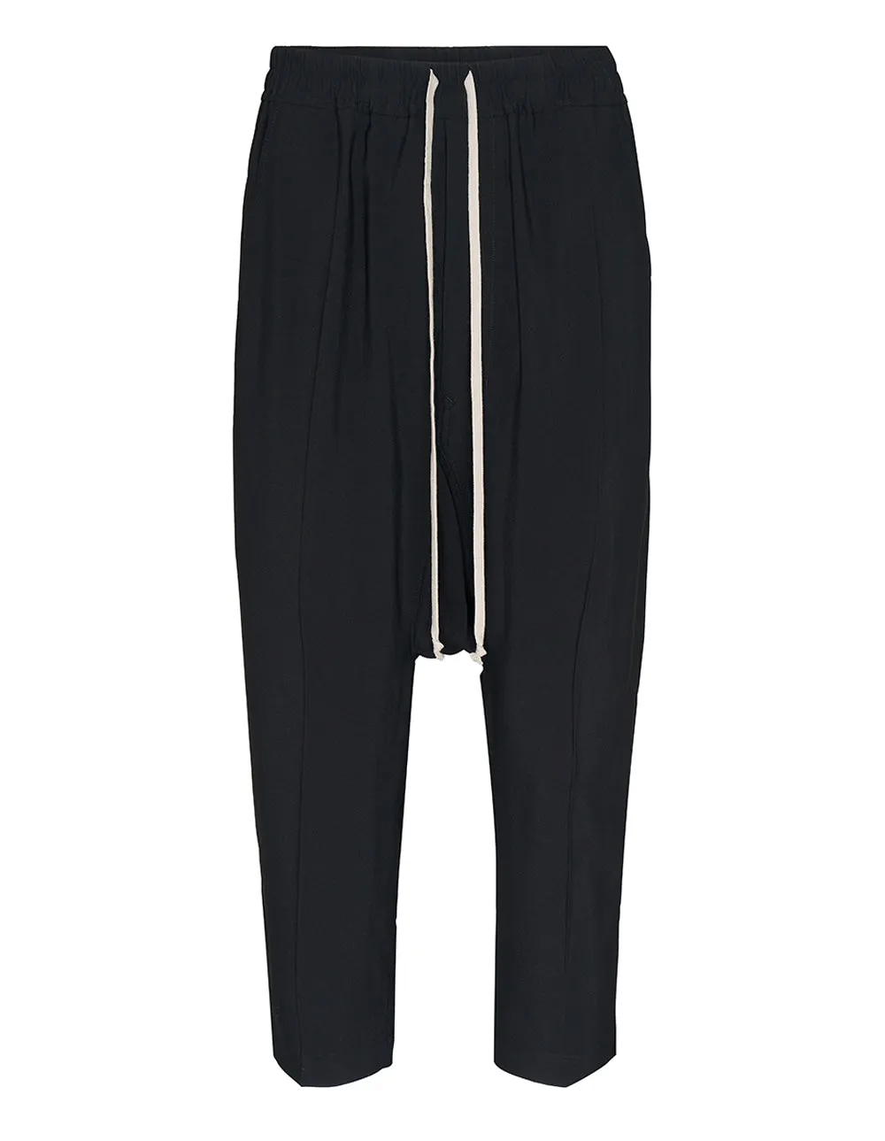 Drawstring Cropped Cady Crepe Pants