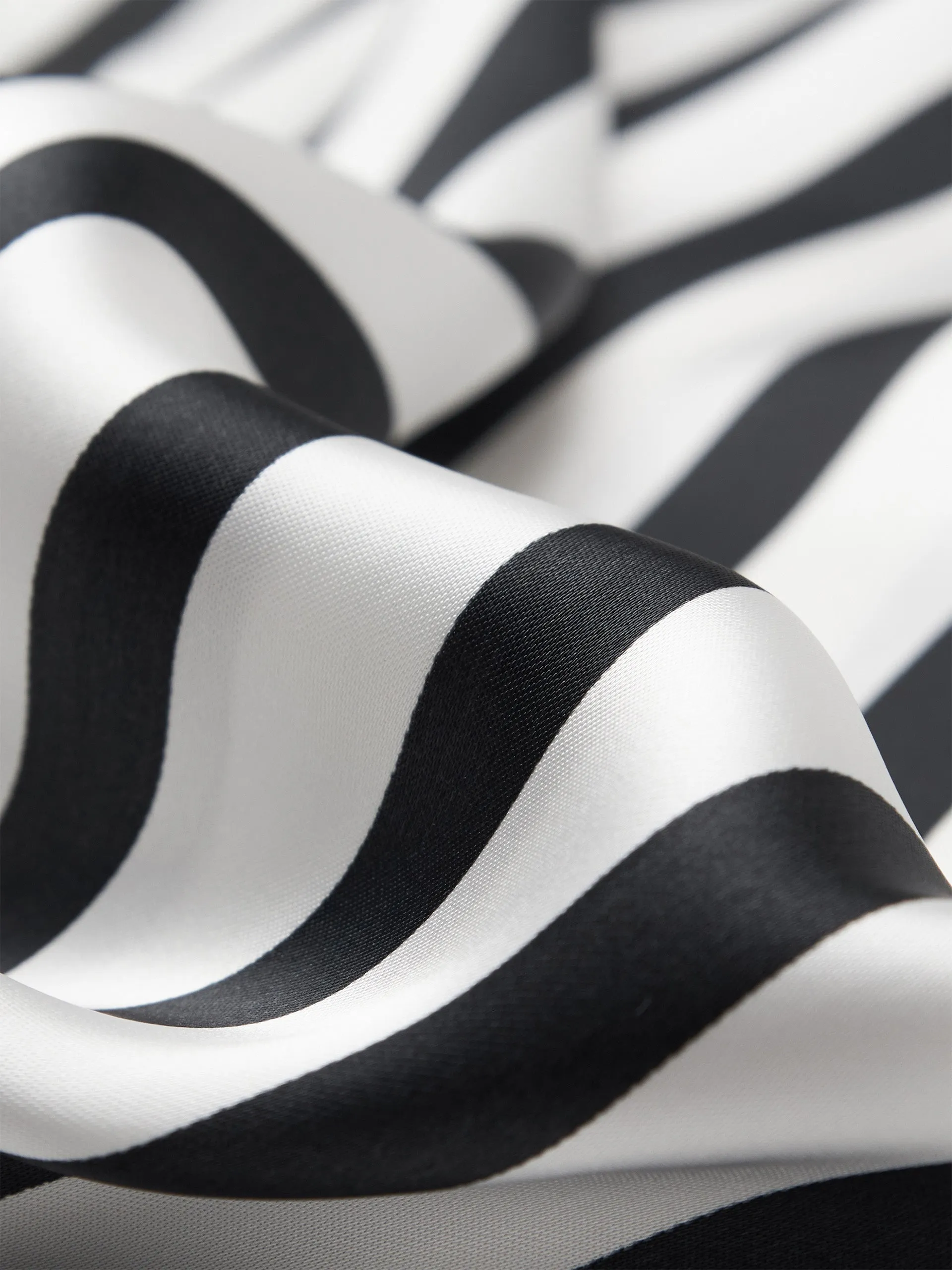 Drawstring Striped Straight Pants
