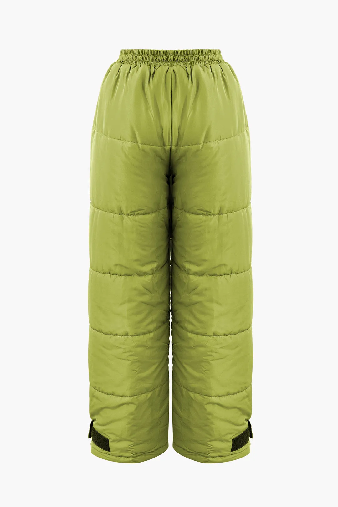 Drawstring Waist Puffer Pants