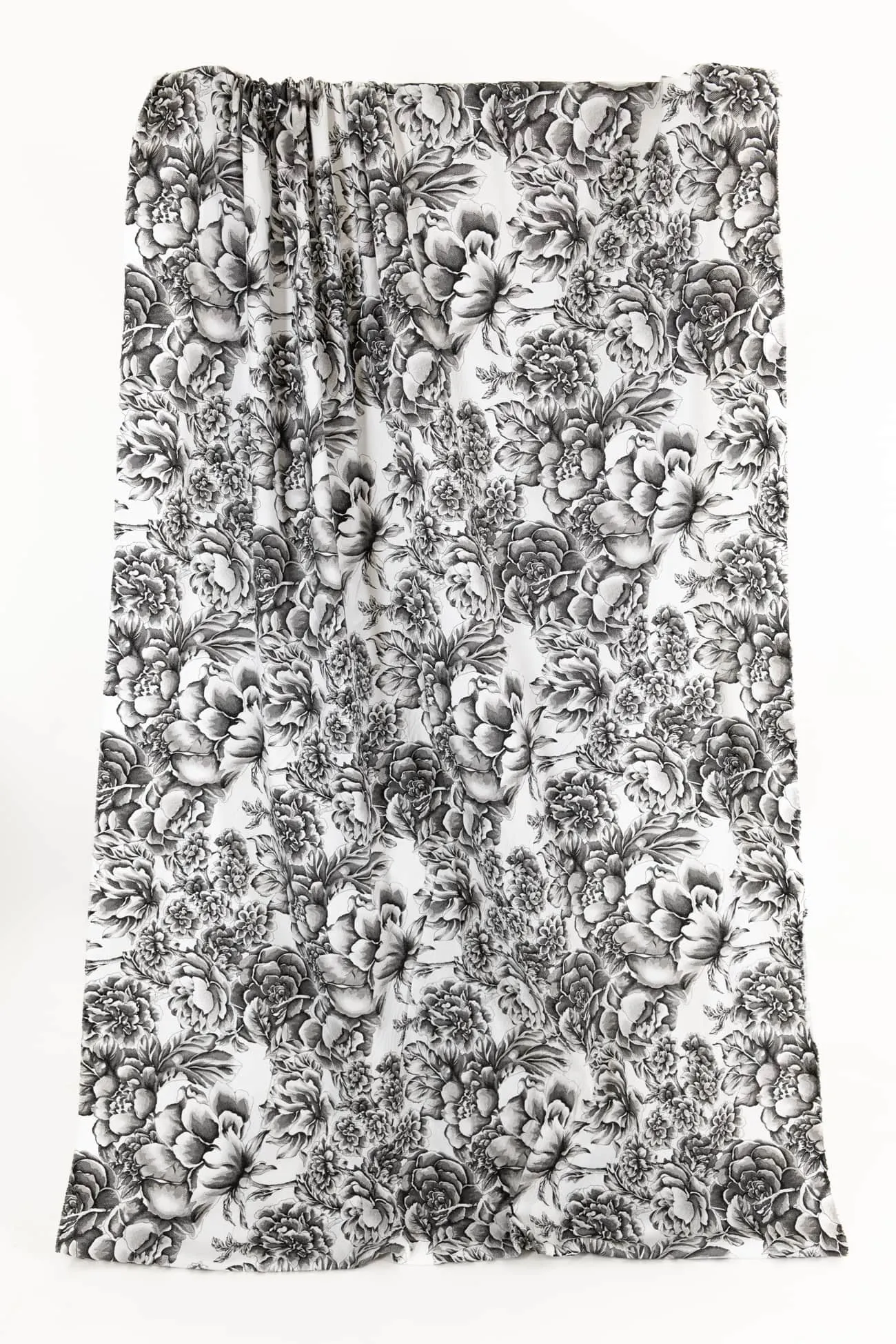 Etched Flora Stretch Cotton Woven - ENDCUT
