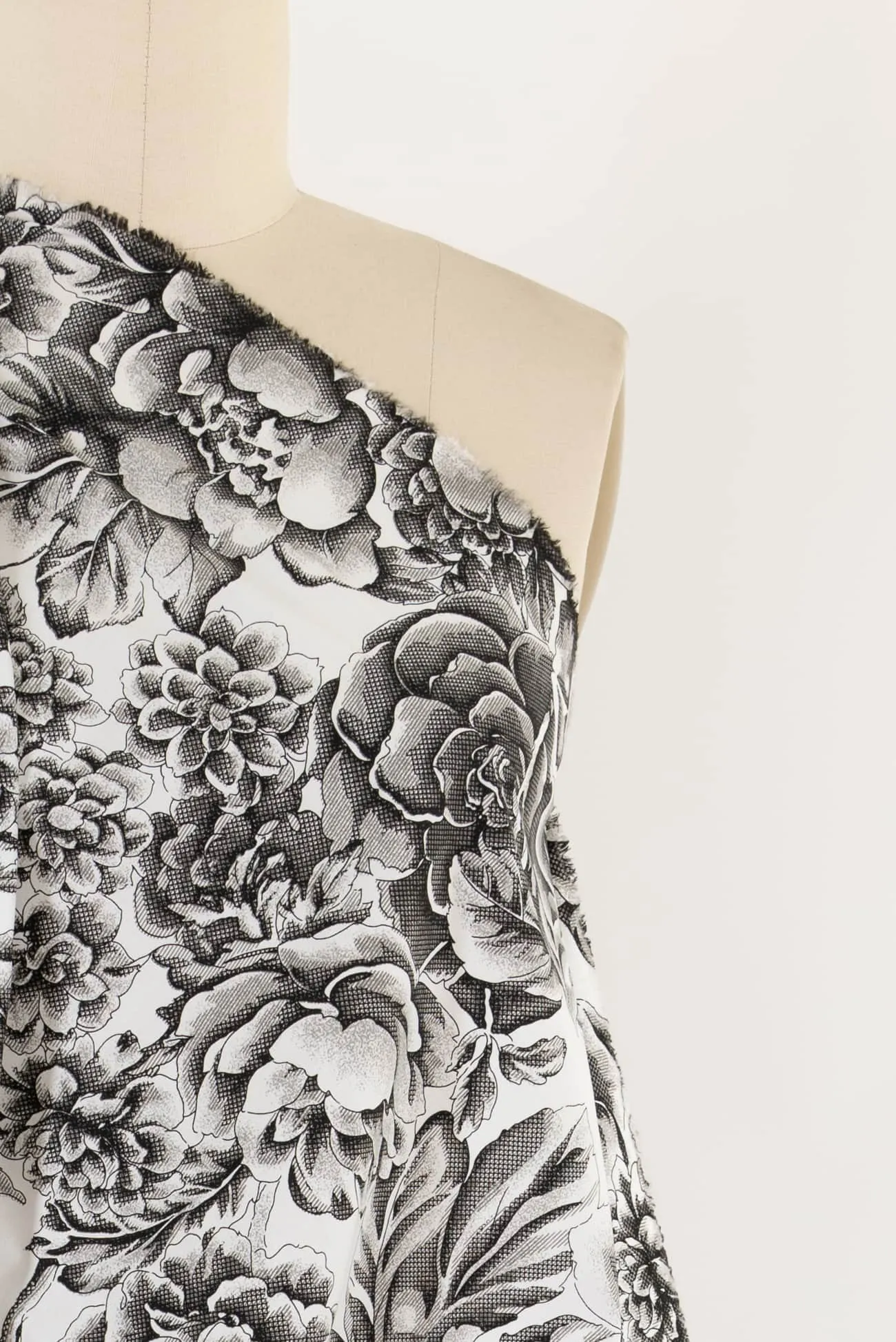 Etched Flora Stretch Cotton Woven - ENDCUT