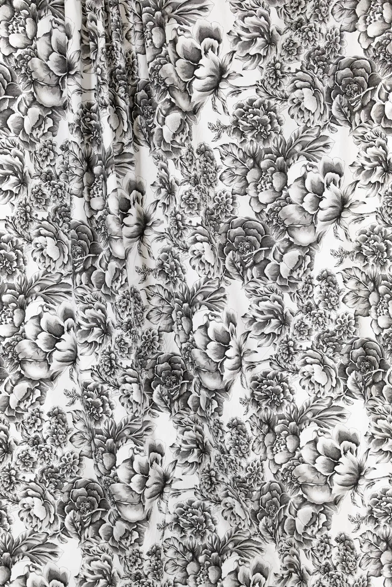 Etched Flora Stretch Cotton Woven - ENDCUT