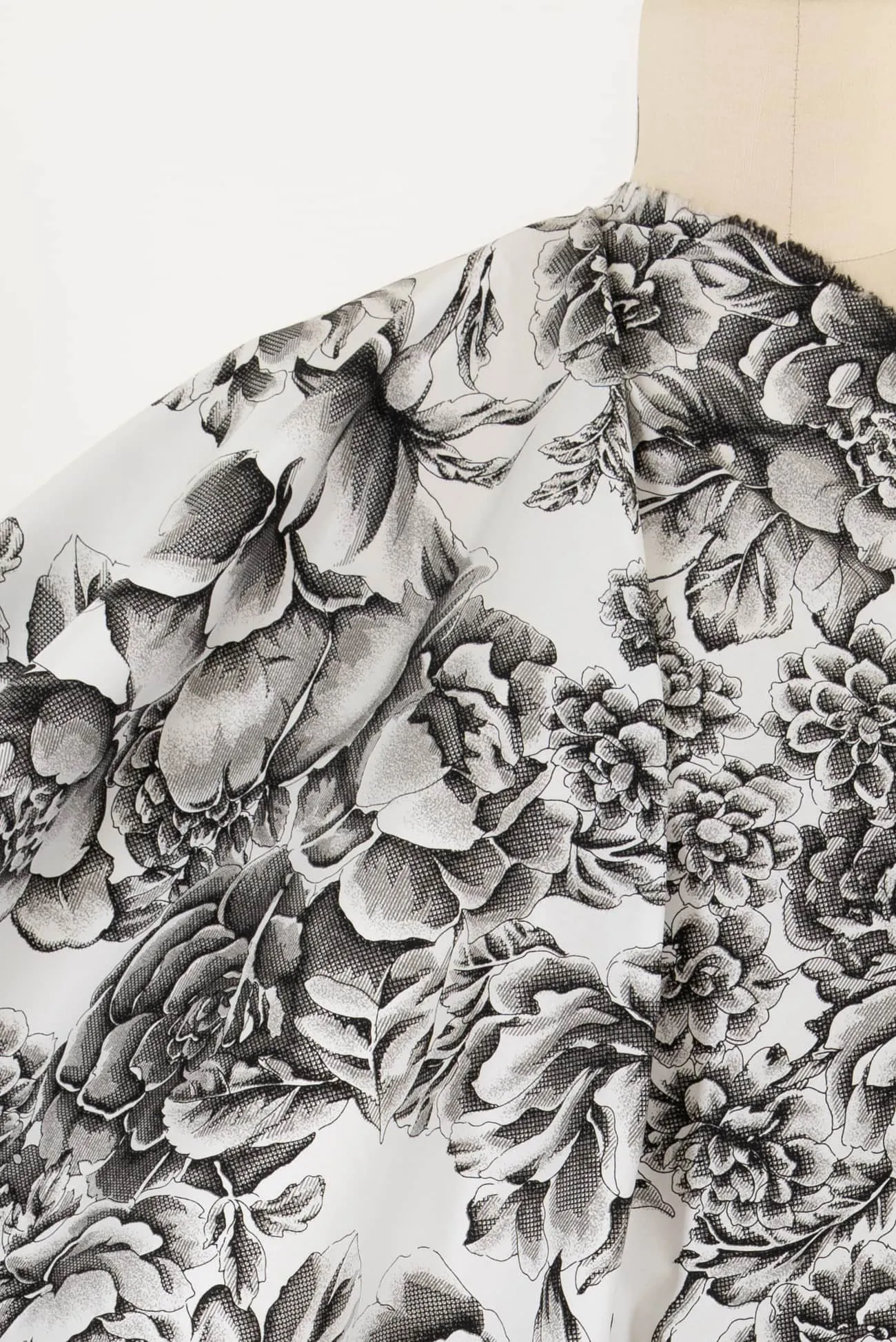 Etched Flora Stretch Cotton Woven - ENDCUT
