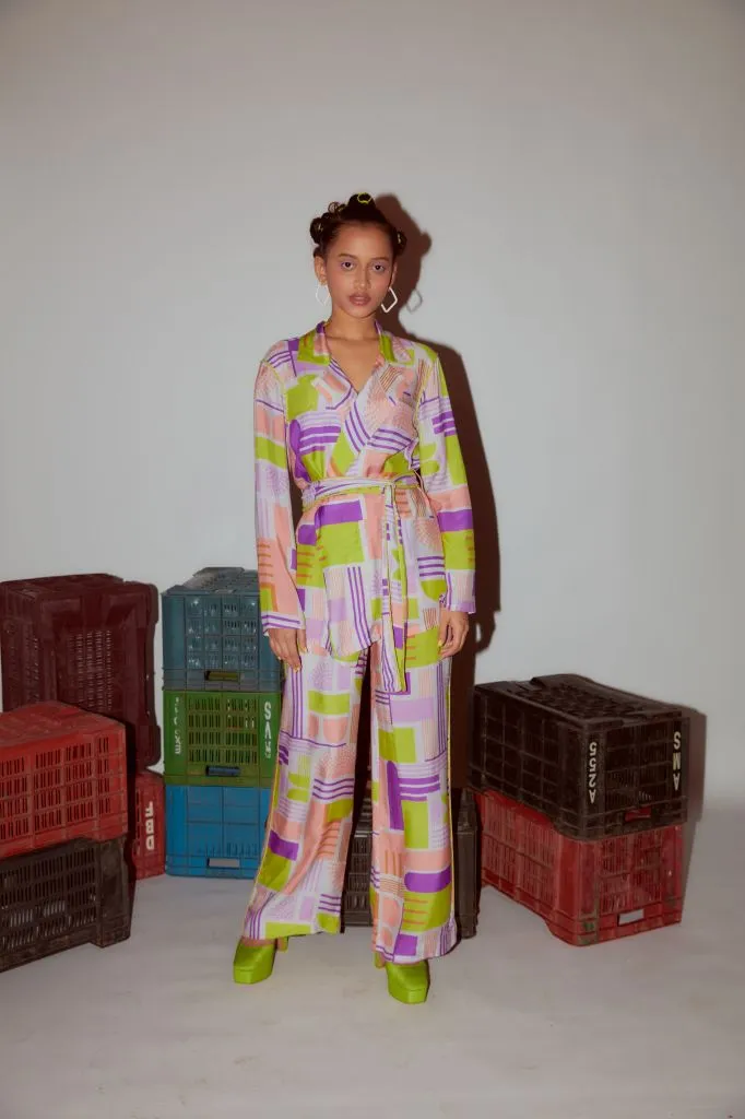 Geometric Printed Pants