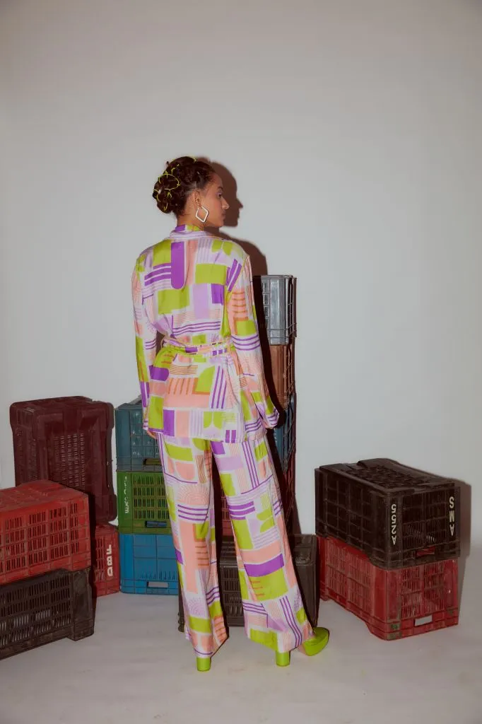 Geometric Printed Pants