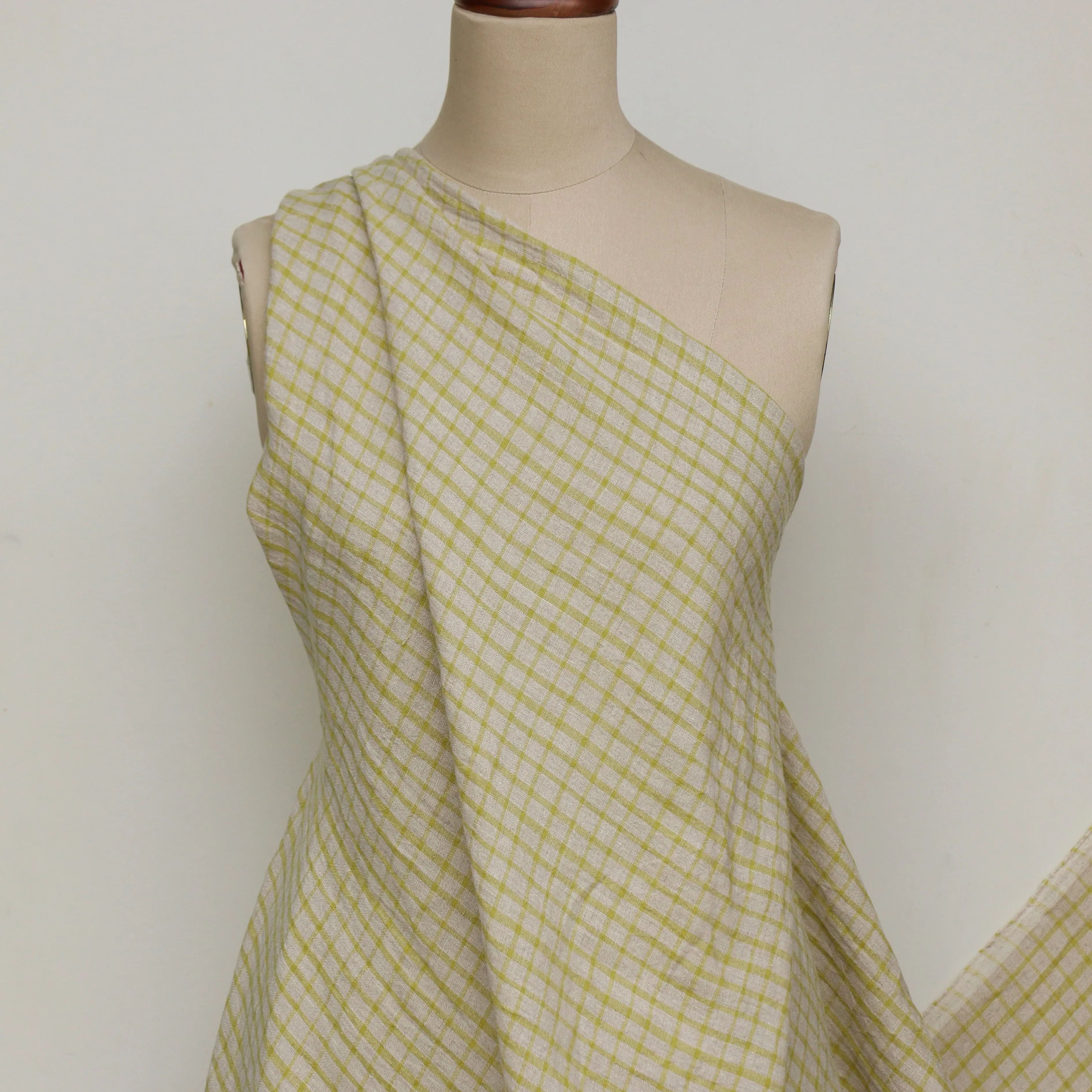 Griglia Yellow Check Linen