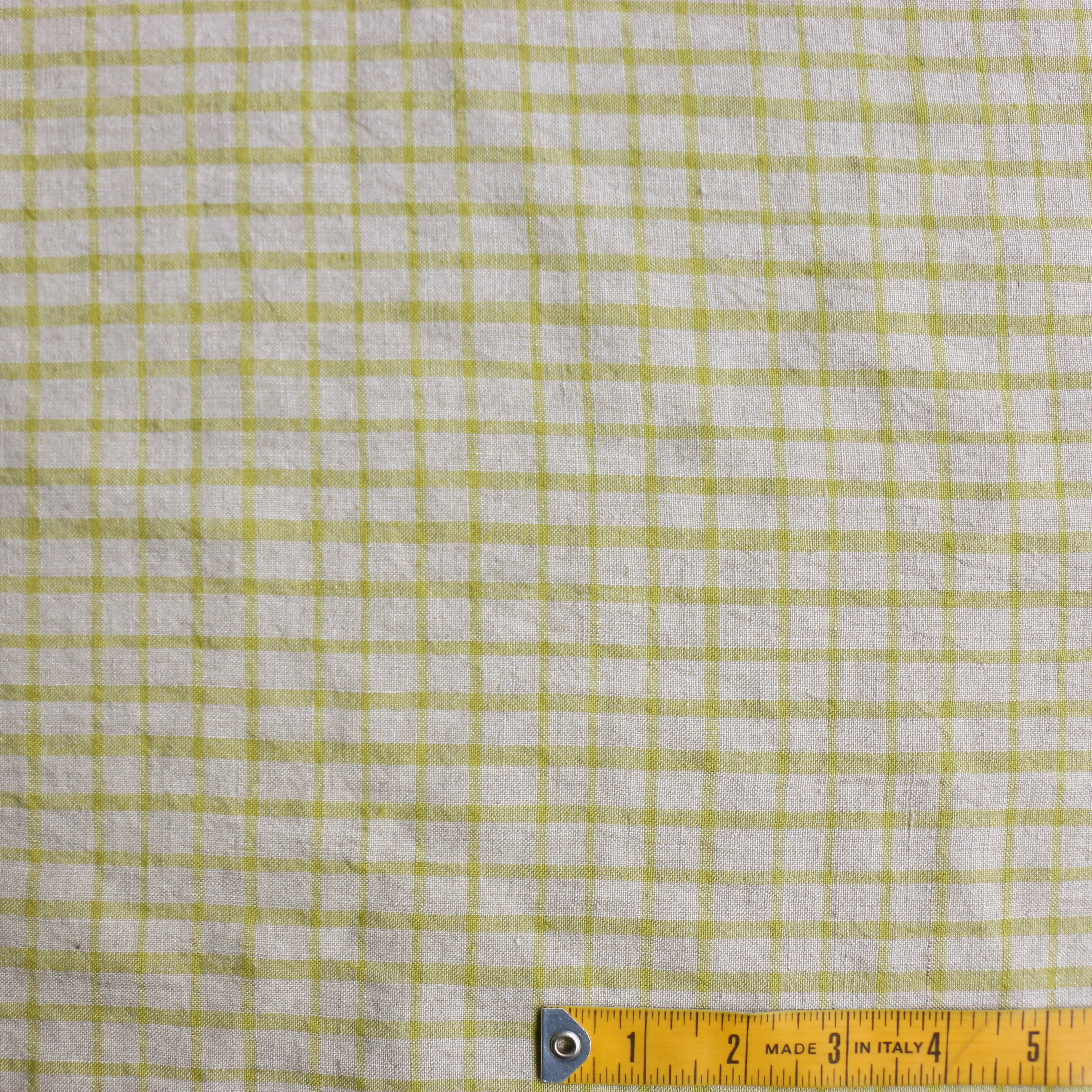 Griglia Yellow Check Linen