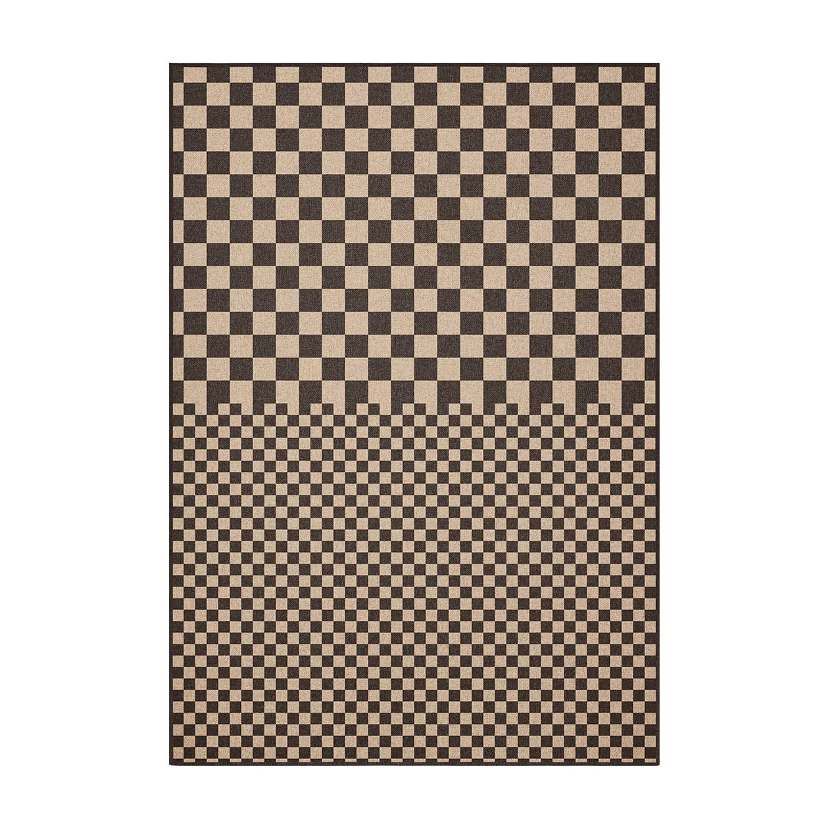 Half Check New Jute Rug