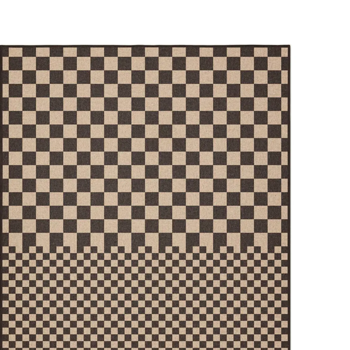 Half Check New Jute Rug